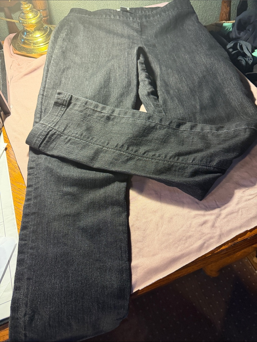 Chico's Black and White Belted Waistband Detail